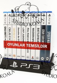 Resim Koala Studio Play Station 3 Cd Kutusu Düzenleme Rafı 