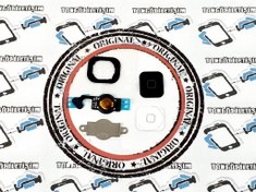 Resim İphone 5 Home Tuşu Bordu Film Beyaz 