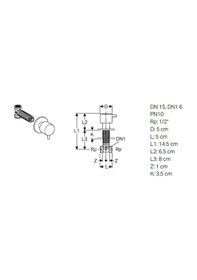 Resim Geberit 616.004.21.1 Ankastre Stop Valf Krom 