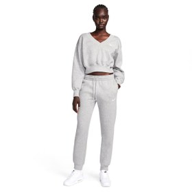 Resim Nike Sportswear Phoenix Kadın Gri Günlük Stil Eşofman Altı FZ7626-063 