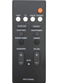 Resim Yamaha Yüksek Sadakat Bluetooth Soundbar Sistemi Için Yeni Fsr78 Zv28960 Uzaktan Kumanda Yas-106 Yas-207 Ats-1060 Yas-107 Ats-1070 
