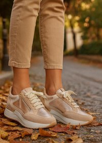 Resim Mammamia Kadın Deri Sneaker D25KA-7295 