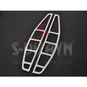 Resim S-Dizayn Fiat Doblo Krom Stop Çerçevesi 2 Prç 2000-2006 
