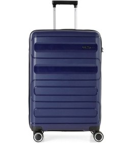 Resim Ççs 5225 Polipropilen 3 Lü Valiz Seti-lacivert Lacivert 