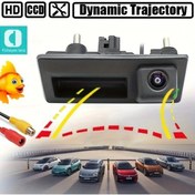 Resim Wangxi New Dynamic Camera For Vw/audi 170 Geniş Açı Hd 1080p Ccd Dinamik Yol Geri Görüş Kamerası Gece Görüşlü Evrensel Fit 