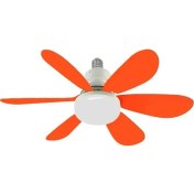 Resim Tavan Fanında Tavan Fanları E27/26 Soket Vidası Tavan Fanı Soket Fanı Işıklı Tavan Fanlar Turuncu, B (Yurt Dışından) 