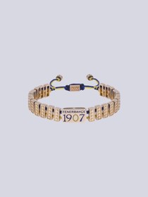 Resim Fenerbahçe Bronz 1907 Unisex Şans Bileklik - Metalik / M 