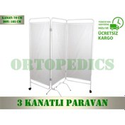 Resim Paravan - Hastane Muayene Paravani - 3 Kanatli 