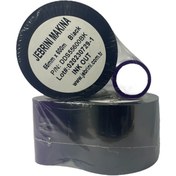 Resim jebrini Siyah TTO 55 mm x 600 mm Sıcak Baskı Tarih Kodlama Ribon Şeridi 