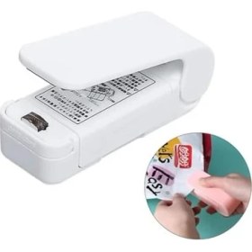 Resim Hype Store Monte Lua Plastik Poşet Isıyla Yapıştırma Kapatma Makinesi Mini Taşınabilir Ambalaj Kapatıcı 