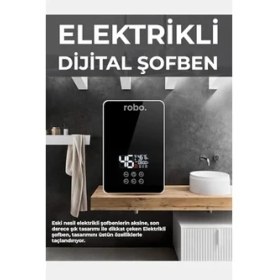 Resim Dijital Akıllı Şofben - (Duş Başlığı Hediyeli) 