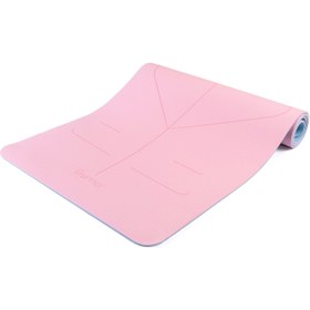 Resim Gymo UltraGrip Hizalamalı 6mm TPE Yoga Matı Pilates Minderi Pembe 