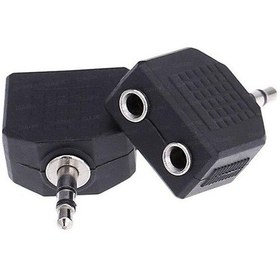 Resim 3,5mm Stereo Jack Çoklayıcı - 3,5mm Kulaklık Çoklayıcı (20cm) 