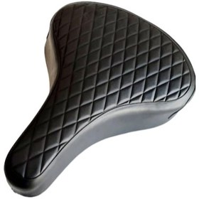Resim Bisiklet Sele Koltuk Geniş Model Yaylı - Siyah 