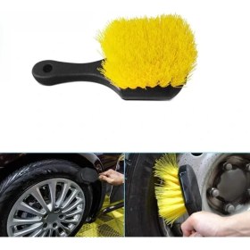 Resim Sarı Jant Temizleme Fırçası 