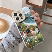Resim Bahar sahil evi tasarımı ve çiçekleri olan şık ve benzersiz bir telefon kılıfı sunuyor. Bu trendy ve dayanıklı TPU kılıf, iPhone 11'den 16 Pro Plus ve Pro Max'a kadar tüm modellerle uyumlu. 