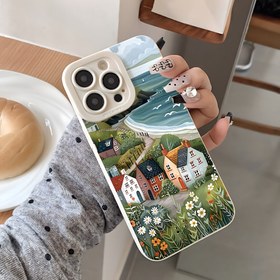 Resim Bahar sahil evi tasarımı ve çiçekleri olan şık ve benzersiz bir telefon kılıfı sunuyor. Bu trendy ve dayanıklı TPU kılıf, iPhone 11'den 16 Pro Plus ve Pro Max'a kadar tüm modellerle uyumlu. 