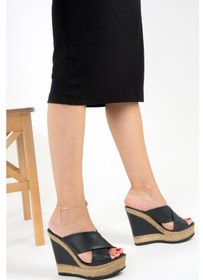 Resim Fox Shoes Siyah Kadın Terlik F674072009 