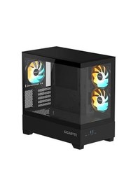 Resim Gıgabyte Gb-c201p Panoramık Gamıng Mıd-tower Pc Kasası 360mm Sıvı Soğutucu Desteği 