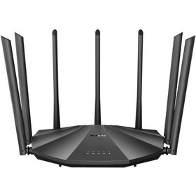 Resim TENDA AC23 AC2100 DUAL BAND GIGABIT 7 ANTENLİ 4 PORT ACCESS POINT ROUTER 