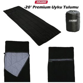 Resim Solano - 20 Premium Haki Uyku Tulumu, Kamp, Avcılık, Balıkçılık, Outdoor Askeri Uyku Tulumu Haki 
