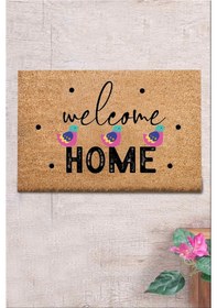 Resim Co Co Beanban 40x60 cm Doğal Ko ko Kıl paspas,Hindistan Naturel Kapı Önü Paspası 