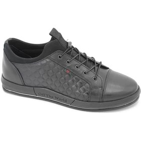 Resim Pepita 6424 Anatomic Doğal Deri Kaymaz Taban Erkek Ayakkabı Siyah 