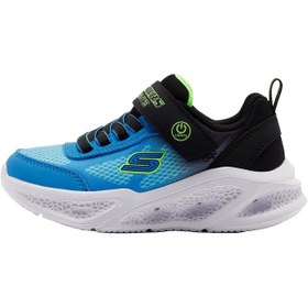Resim Skechers Meteorlights Krendox Erkek Çocuk Siyah Günlük Ayakkabı 