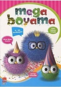 Resim Mega Boyama-Renkli Örnekli Örneksiz Çizgi Çalışması- Ema Çocuk 