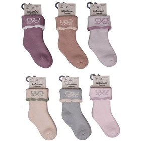 Resim Katamino Lirya Havlu Kız Bebek Soket Çorap K45905 Asorti ASORTİ 
