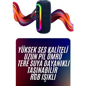 Resim Mbb E-Ticaret Bluetooth Hoparlör Uzun Pil Ömrü Taşınabilir Yüksek Ses Kaliteli 