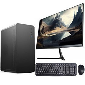 Resim İzoly e-Vix Zephyr Intel Core i5-10400 24" 16 GB RAM 256 GB M.2 NVMe SSD FreeDOS Masaüstü Ofis Bilgisayarı 