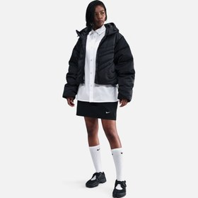 Resim Nike Swoosh Therma-FIT Oversize Dolgulu Şişme Kadın Mont 