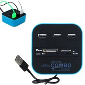 Resim USB Hub Çoklayıcı Kart Okuyucu Combo Ms Micro Sd Mmc 
