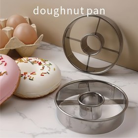 Resim 1 Adet, Donut Kesici, Paslanmaz Çelik Hamur Kesme Kalıbı, Pişirme Araçları, Ev Mutfak Aksesuarları 