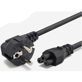 Resim Notebook Güç Kablosu Yonca Kablo 3Lü Giriş 3Metre 