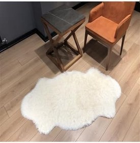 Resim Rovigo Tüy Dökmez Tavşan Tüyü Post Halı Krem RVG6000CK, Krem Rengi, 160 x 120 