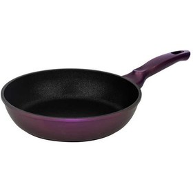 Resim Çizilmez Büyük Döküm 2.6 Litre 26 CM Mor Kulplu Tava 