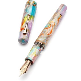 Resim Leonardo Momento Zero Grande 2,0 Dolma Kalem - PM4 - RGT #8 14K Altın Uç - Gold nib M 