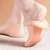 Resim 1 Çift Silikon Nemlendirici Spa Çorapları - Gece Boyu Hidrasyon için Yeniden Kullanılabilir Aloe İçerikli Jel Çoraplar, Kaymaz Topuk & Ayak Parmak Tasarımı, Kuru ve Pürüzlü Ayakları Yumuşatır Açık Bej Renk - Hipoalerjenik, Çoklu Renkler, Uniseks, Cildi Yumuşatan Ayakkabı, Uniseks Ayakkabı Malzemesi 