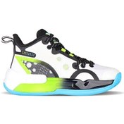 Resim Vicco Gallen Cırtlı Çocuk Basketbol Ayakkabısı Beyaz Beyaz 