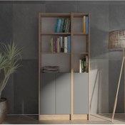 Resim Kuta Flat85 Kitaplık 3 Kapaklı Kütüphane (487092792) 