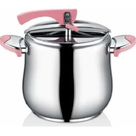 Resim İnter Çelik Güveç Düdüklü Tencere Pembe 