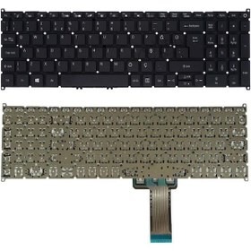 Resim Acer Uyumlu Aspire 7 A715-75G-78Bd Klavyesi Tuş Takımı (Siyah Tr) - 552299547 