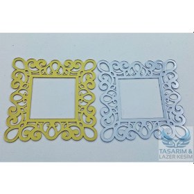 Resim Priz Kenarı için Dekoratif Priz Çerçeve & Sticker Gold-Pleksi 