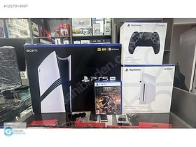 Resim PS5 PRO + 2 KOL + Disk Sürücüsü + Doom + SIFIR + TAKAS KURYE !! 