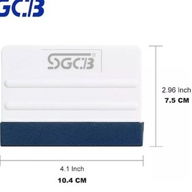 Resim Sgcb Keçeli Ragle 10 Cm Ppf - Folyo - Cam Filmi Çekme Aparatı Çekçek 