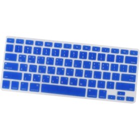 Resim Prettyia Macbook Pro 13/15 '' Mavi Için Kore Kauçuk Klavye Koruyucu Kapak (Yurt Dışından) 