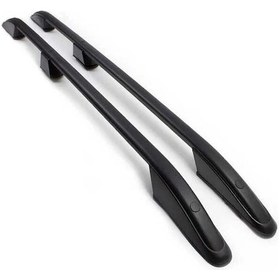 Resim Dacia Dokker 2013-2023 Alüminyum Portbagaj Rayları - Tavan Çıtası Siyah 