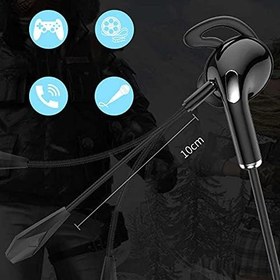 Resim Gürültü önleyici mikrofon Güçlü Bass ve HD 3D Surround Süper Ses kalitesi ​​3.5mm Kulaklık BEYAZ 